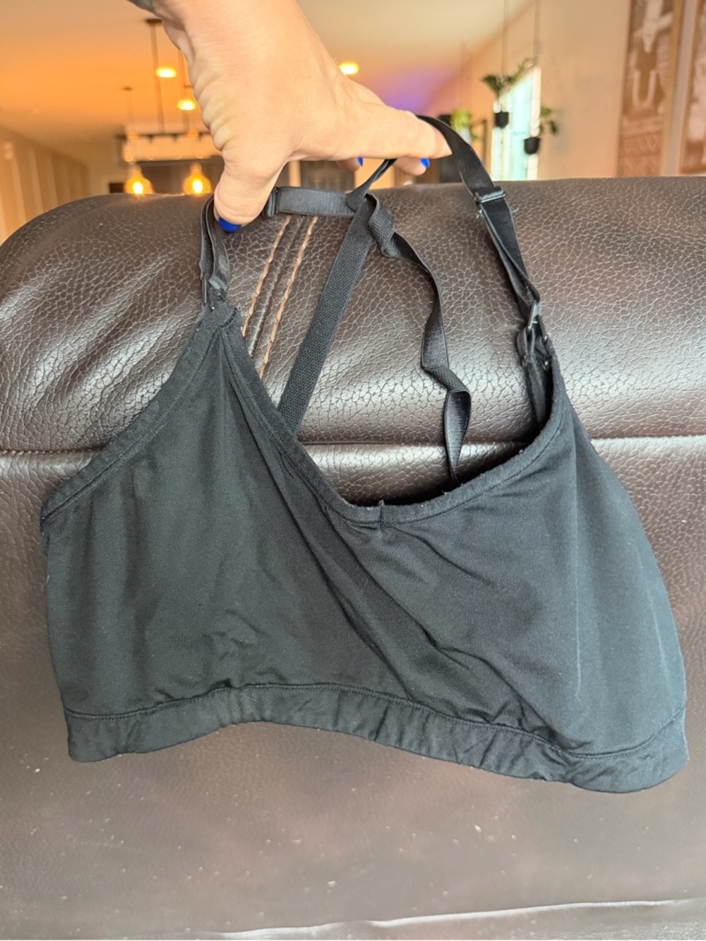 Maternity Black Wireless Nursing Bralette